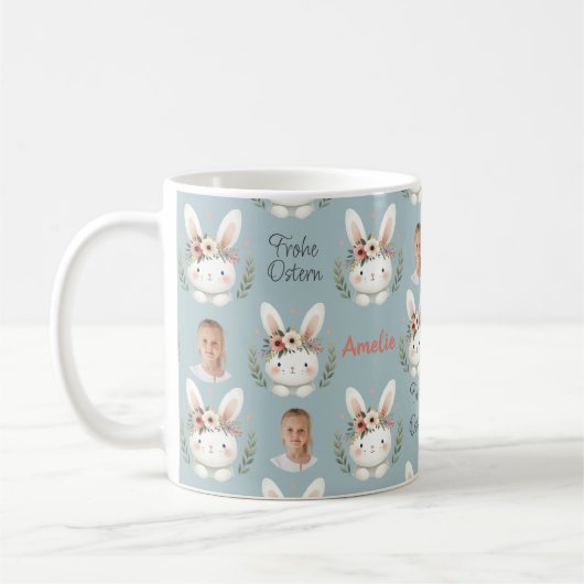 Frohe Ostern- personalisierbare Kaffeetasse (Links)
