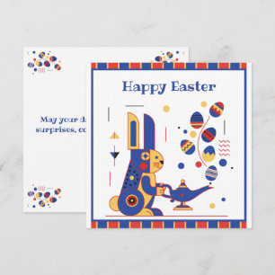 Frohe Ostern Persönlich Gestaltet Feiertagskarte