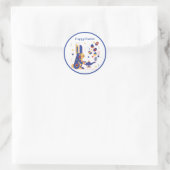 Frohe Ostern Persönlich Runder Aufkleber (Tasche)