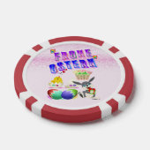 Frohe Ostern Pokerchips (Einzeln)