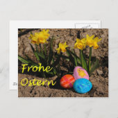 Frohe Ostern Postkarte (Vorne/Hinten)