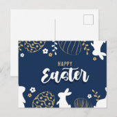 Frohe Ostern Postkarte (Vorne/Hinten)