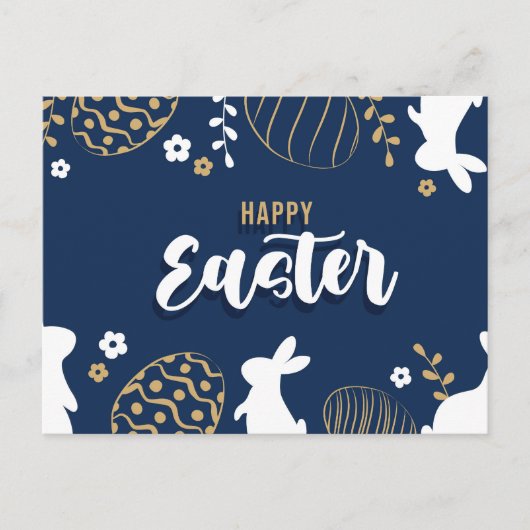 Frohe Ostern Postkarte (Vorderseite)