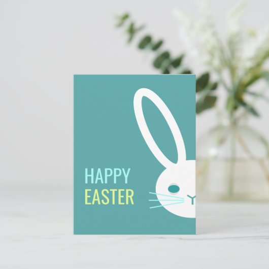 Frohe Ostern Postkarte (Stehend Vorderseite)