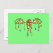 Frohe Ostern Postkarte (Vorne/Hinten)