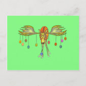 Frohe Ostern Postkarte (Vorderseite)