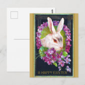 FROHE OSTERN POSTKARTE (Vorne/Hinten)