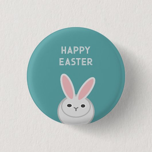 Frohe Ostern Postkarte Button (Vorderseite)