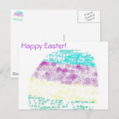 Frohe Ostern! -Postkarte Feiertagspostkarte (Vorne/Hinten)