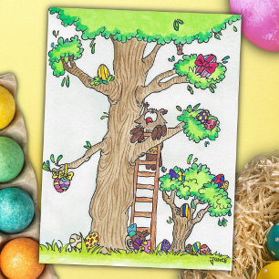Frohe Ostern Postkarte von Nicole Janes