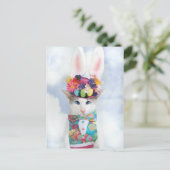 Frohe Ostern Postkarte von Skeezix, Katze (Stehend Vorderseite)