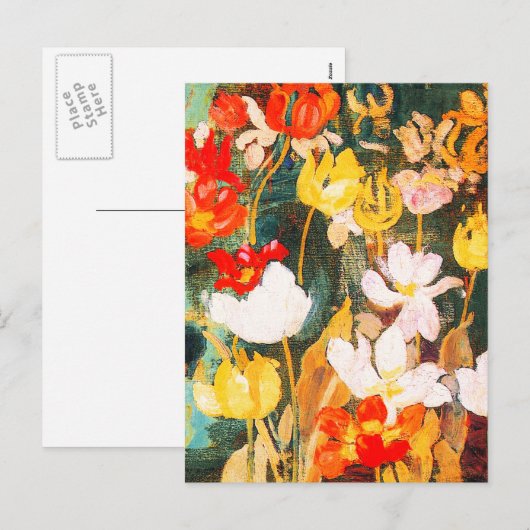 Frohe Ostern. Postkarten mit Kunstmotiven (Vorne/Hinten)