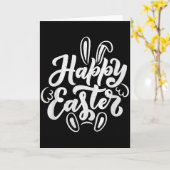 Frohe Ostern Premium Tri-Blend Karte (Gelbe Blume)