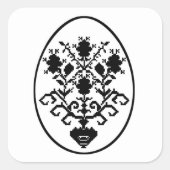 Frohe Ostern! Quadratischer Aufkleber (Vorderseite)