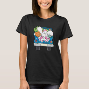 Frohe Ostern Regenbogen Hase Ei Ostertag Süßes Ei T-Shirt