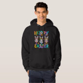 frohe Ostern, retro, vintage Hoodie (Vorne ganz)