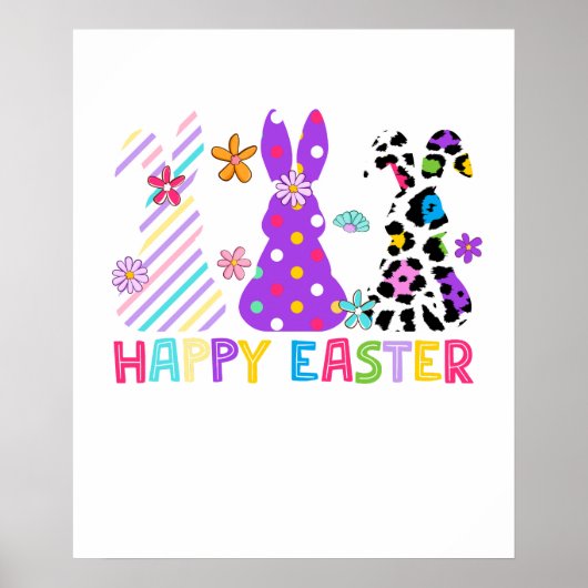 Frohe Ostern, Retro, Vintage Poster (Vorne)