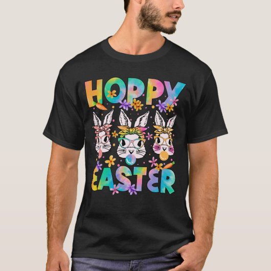 frohe Ostern, Retro, Vintage T-Shirt (Vorderseite)