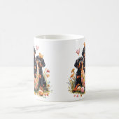 Frohe Ostern Rottweiler Hunde Kaffeetasse (Mittel)