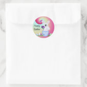 Frohe Ostern Runder Aufkleber (Tasche)