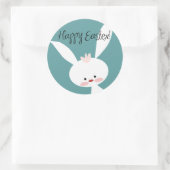 FROHE OSTERN RUNDER STICKER, SET OF STICKERS (Tasche)