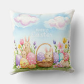 Frohe Ostern, Sammlung von Natasha Us! Kissen (Rückseite)