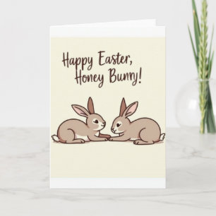 Frohe Ostern Schatz-Häschen Karte