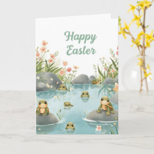 Frohe Ostern Schildkröten Karte