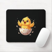 Frohe Ostern Schlüpfendes Küken Süßes Frühlings-Ei Mousepad (Mit Mouse)