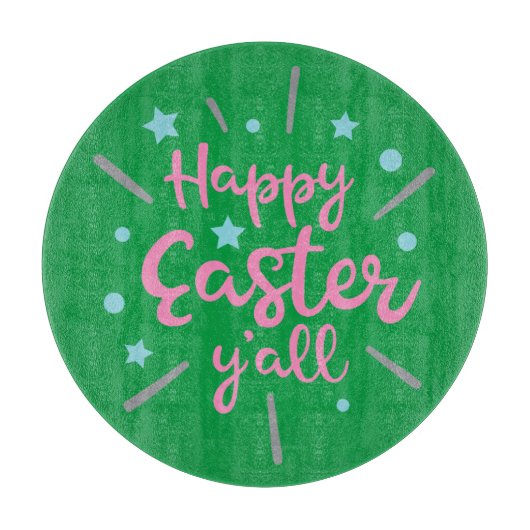 Frohe Ostern Schneidebrett (Vorderseite)