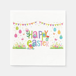 Frohe Ostern Serviette