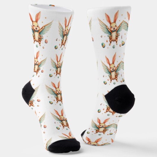 Frohe Ostern! Socken (Gewinkelt)