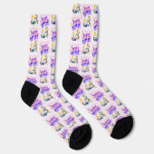 Frohe Ostern Socken (Rechts)