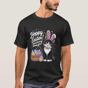 Frohe Ostern Somebunny Liebt Dich Süße Katze Hase  T-Shirt