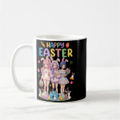 Frohe Ostern Süße Chibi Kpop Lustig Kaffeetasse (Links)