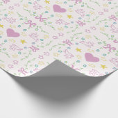 Frohe Ostern Süße Grüße Geschenkpapier (Ecke)