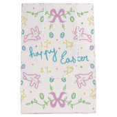 Frohe Ostern Süße Grüße Mittlere Geschenktüte (Rückseite)