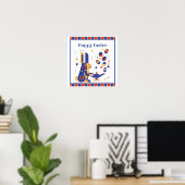 Frohe Ostern Süße Personalisierte Poster (Heimbüro)