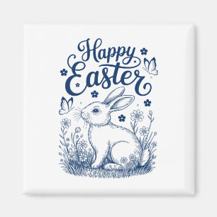 Frohe Ostern Süßer Hase Osterhase Frauen Kinder Magnet