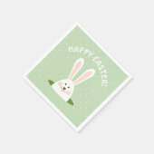Frohe Ostern Süßer Hase Serviette (Ecke)