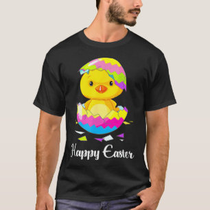 Frohe Ostern Süßes Küken Eiersuche  Hühner Eier T-Shirt