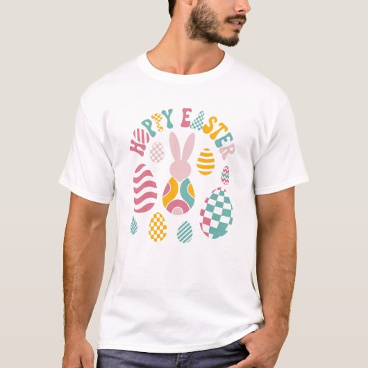 FROHE OSTERN T-Shirt (Vorderseite)