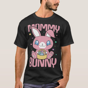 Frohe Ostern T - Shirt Mommy Bunny Bunny Funny Eas