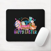 Frohe Ostern Tag Ei Hase Krankenschwester Stethosk Mousepad (Mit Mouse)