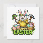 Frohe Ostern Tag Hase Ei Gamer Video (Vorderseite)