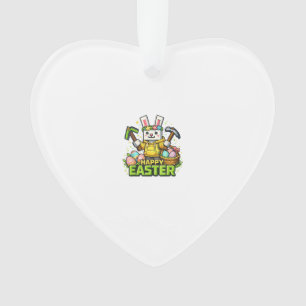 Frohe Ostern Tag Hase Ei Gamer Videospiel Kinder M Ornament