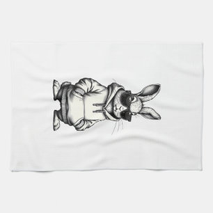 Frohe Ostern Tag Hase Ostern Jungen Mädchen Teenag Geschirrtuch