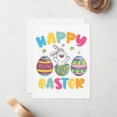 Frohe Ostern Tag Mitteilungskarte (Vorderseite/Rückseite Beispiel)