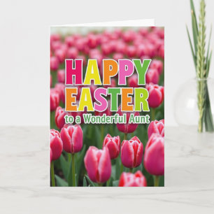 Frohe Ostern Tante Frühling Karte