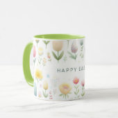 Frohe Ostern Tasse (Vorderseite Links)